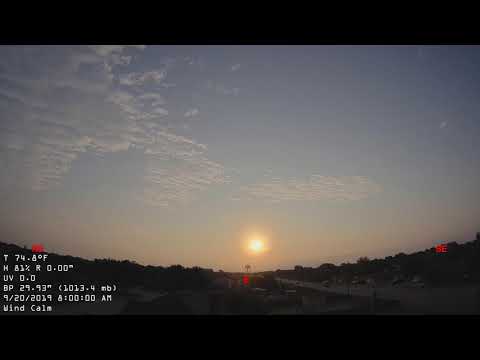 Abilene TX 24 Hour Time Lapse - 20190920 Friday East