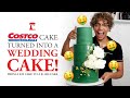 Turning a costco sheet cake into a 1000 wedding cake