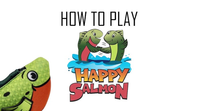 Happy Salmon Game Frenzied fish-themed card game.