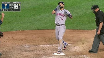 HOU@SEA: Gonzalez deposits a solo tater to right