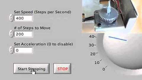 Etch-A-Sketch Stepper Motor Control with LabVIEW and Arduino