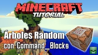 Curiosidad: Árboles Random usando Command Blocks [MC 1.8]