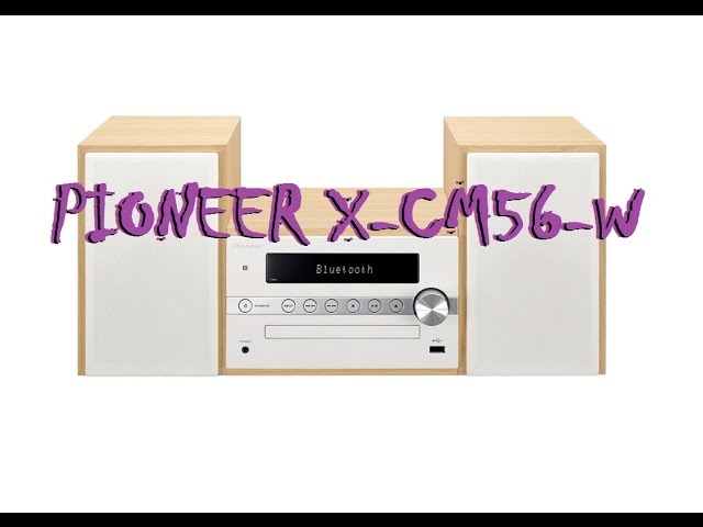 PIONEER X-CM56-W - Test in 4k (no grills/covers off)