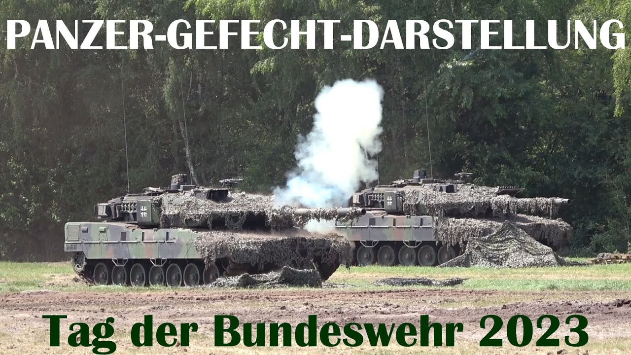 Vorführung Panzer Leopard 2 A6 Bundeswehr ♦ Bad Frankenhausen 2015 Kampfpanzer Tank