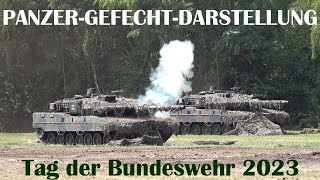 PANZERKAMPF Vorführung TAG DER BUNDESWEHR in Oldenburg („Panzerzug im Angriff über ein Gewässer“)