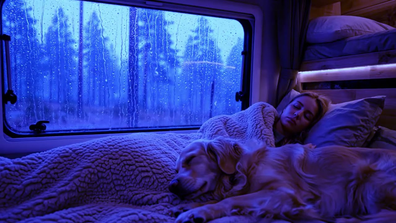 Quiet Your Mind with Heavy Rain and Thunder White Noise Therapy