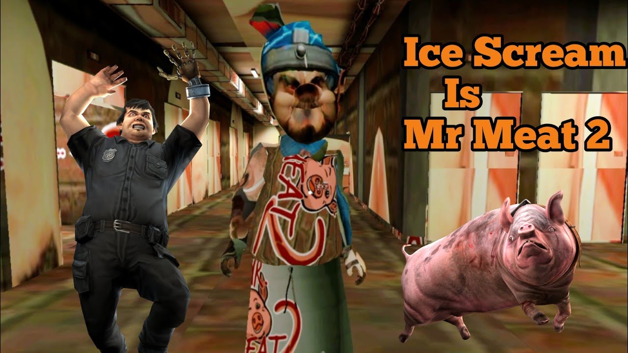 Ice Scream 1 Mr Meat 2 Mod Full Gameplay YouTube