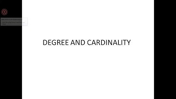 degree and cardinality