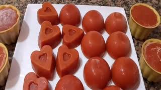 طريقة الاحتفاظ بالطماطم المركزة بالمجمد طريقة سهلة وعملية جدا