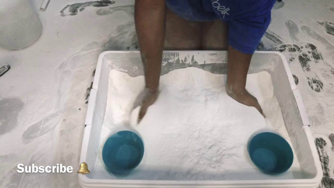 Obsessed powder play. ASMR