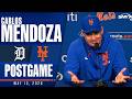 Carlos Mendoza on Carson Benge's walk-off hit as Mets beat Tigers 3-2 in extra innings