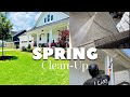 Spring cleaning  planting 2024  lets pressure wash this dirty house  house to home update
