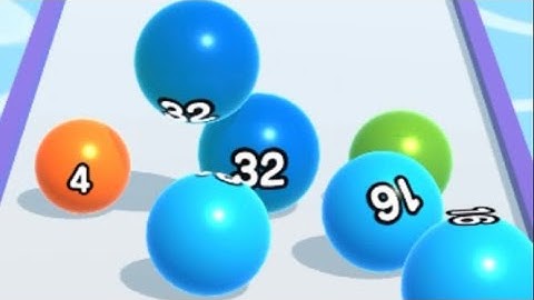 BALL RUN 2048  - All  Levels Gameplay IOS  (Levels 145-148).