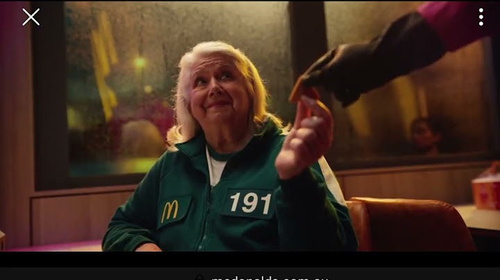 McDonald's Squid Game commercial