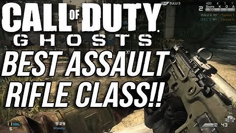 The Best Assault Rifle Class In Call of Duty Ghosts (Awesome COD Ghosts AR Class)