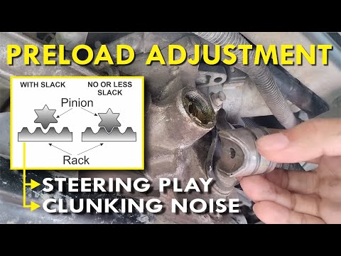Steering Rack Preload Adjustment | Rack Play and Clunk