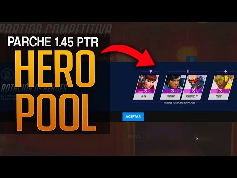 ROTACIONES DE HÉROES (HERO POOL) YA EN EL PTR | Overwatch PARCHE 1.45
