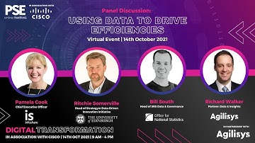 PSE354: Digital Transformation | Using Data to Drive Efficiencies Panel Discussion & Cisco Keynote
