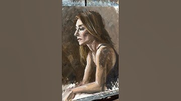 Color Value Differences in Portrait Painting #art #oilpainting