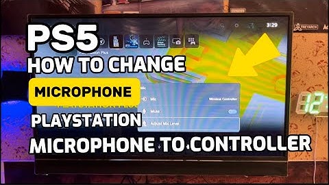 How To Change Microphone From Controller To Wired Headset PS5 Mic Fix