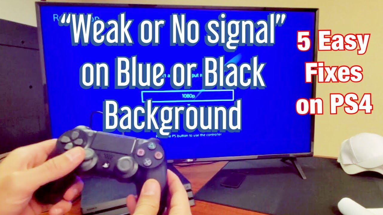 Pro: 5 for "Weak or No Signal" on Blue or Black Background - YouTube