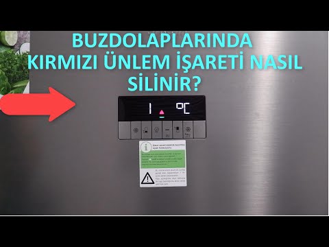 Arçelik ve Beko Buzdolabı Kırmızı Ünlem Hatasını Silme İşlemi