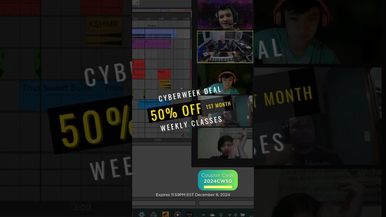 Cyberweek ⭐ 50% of Weekly Classes (First Month) [Grades 3-12] Use Code 2024CW50