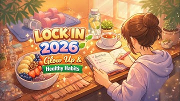 how to LOCK IN for 2026 🌱 healthy habits, glow up & consistency for end of year motivation!