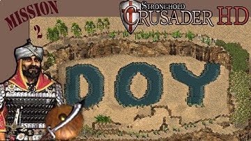 Stronghold Crusader HD level 2 "Setting Out" vs CALIPH the Scorpion