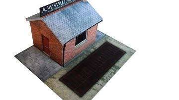 Coal Merchants Office & Weighbridge Kit - OO Scale by ModelRailwayScenery.com
