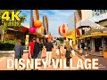 Disney Village Paris |  Disney Land | Paris walking tour 4K 2021 | A walk in Paris | Paris 4K