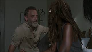 The Walking Dead: Rick and Michonne decide to have a baby (9X3)