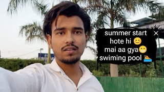 only 100 ||Swimming pool in Delhi #swiming #pool #delhi @Wrong_Person_