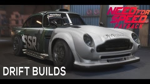 Need for Speed Aston Martin DB5 and Pontiac Firebird Trans Am Drift builds