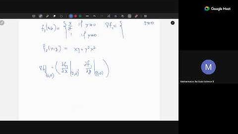 Maths 2 | Tangent hyperplane (W10)