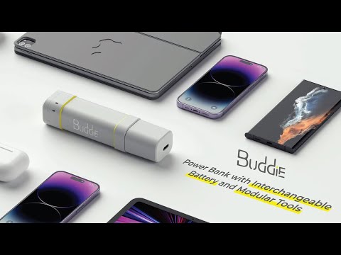 Buddie - Power Bank with Interchangeable Battery and Tools