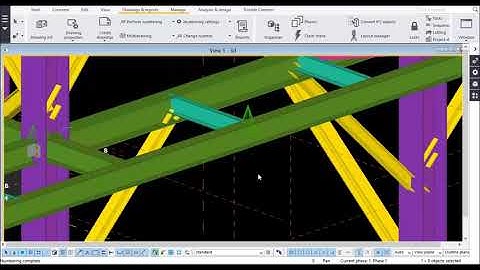 Numbering a Model in Tekla