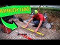 How to easily build a perfectly level landscape retaining wall