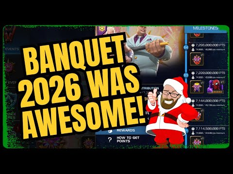 Great Job Kabam! Best Banquet To Date! Marvel Contest Of Champions!