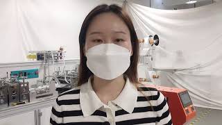 English introduction automatic Korea kf94 fish type mask machine with Packing machine