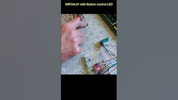 Arduino NRF24L01 with Button control LED