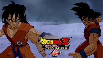 Dragon Ball Z Budokai Tenkaichi 4 : Yamcha Krilin & Tien vs Goku Vegeta & Piccolo