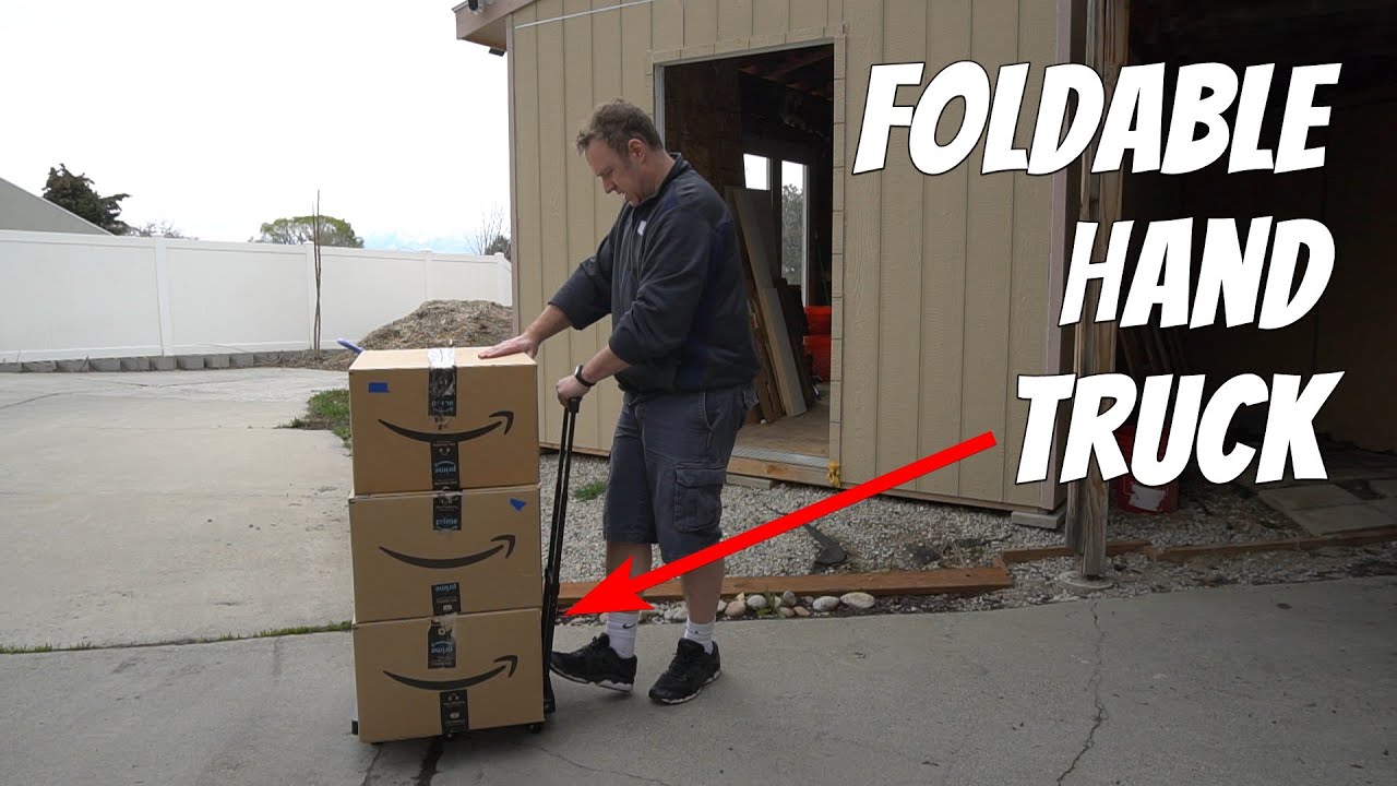 SPACEKEEPER Folding Hand Truck Review 500 LB Heavy Duty Luggage Cart