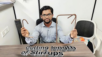 How to calculate cutting length of stirrups for beam and column | Engineering tactics
