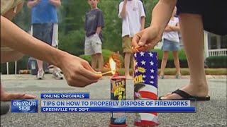 Online Originals: Properly disposing your fireworks, and storage