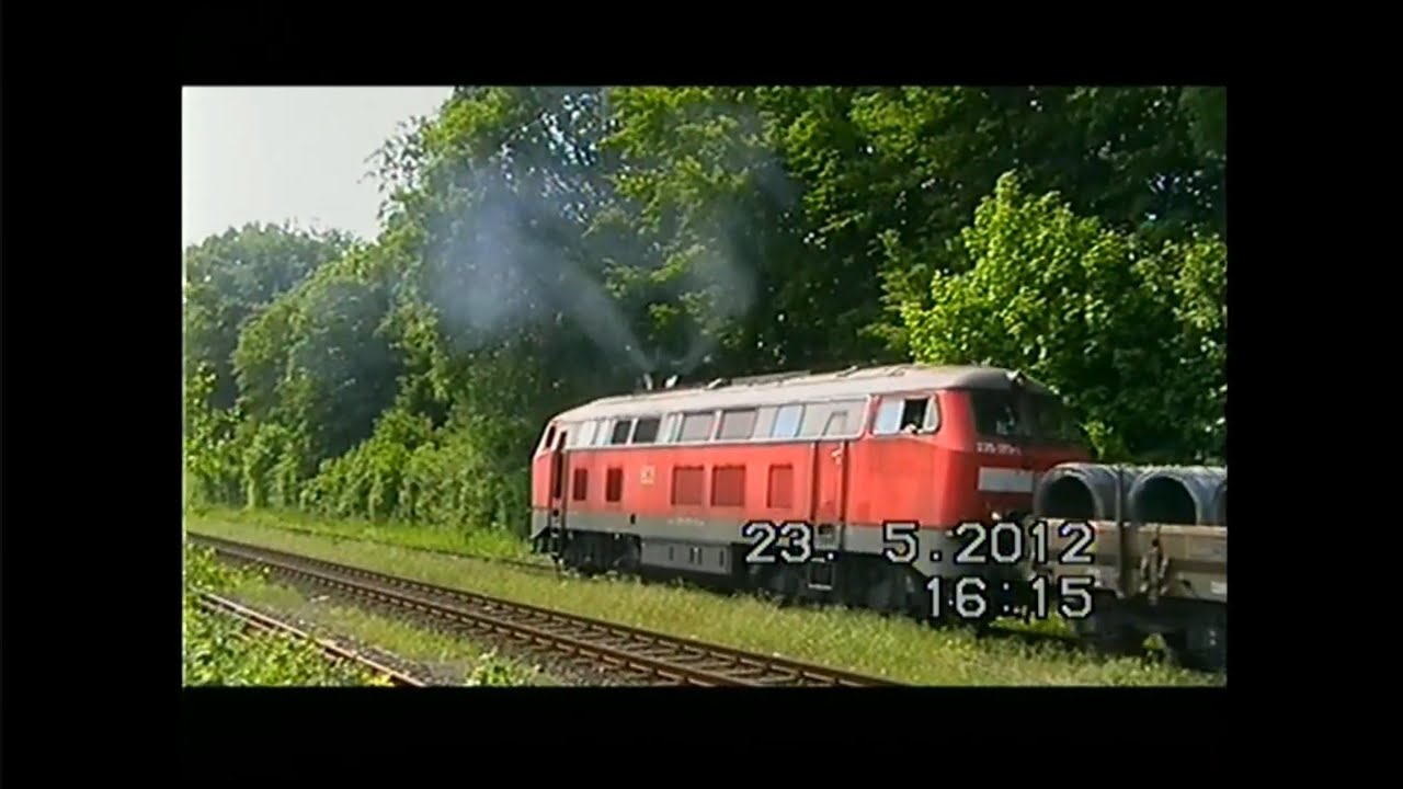 225 073 als letzte 225 Leistung vor Drahtrollenzug in Lübbecke