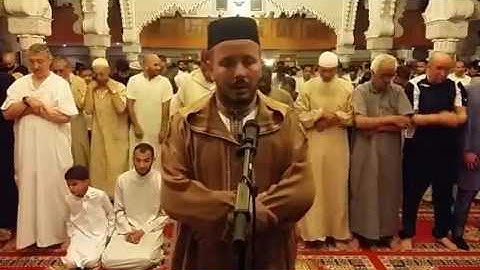 القارئ محمد حسوة الليلة الثانية من رمضان 1438 مسجد محمد السادس بفرنسا