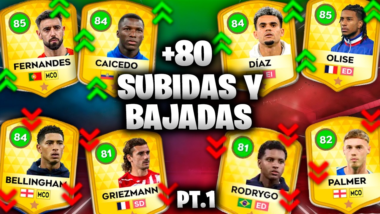 ⁣😱RECOPILACIÓN + 80 JUGADORES Que SUBIERON Y BAJARON de MEDIA en DLS 26🔥- Parte 1