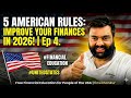 The five #american rules to improve your finances in 2026 | Ep 4 Financial Education #unitesstates