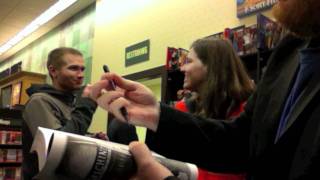 Machine of Death - Guerrilla Book Signing
